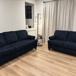 Sofa and loveseat