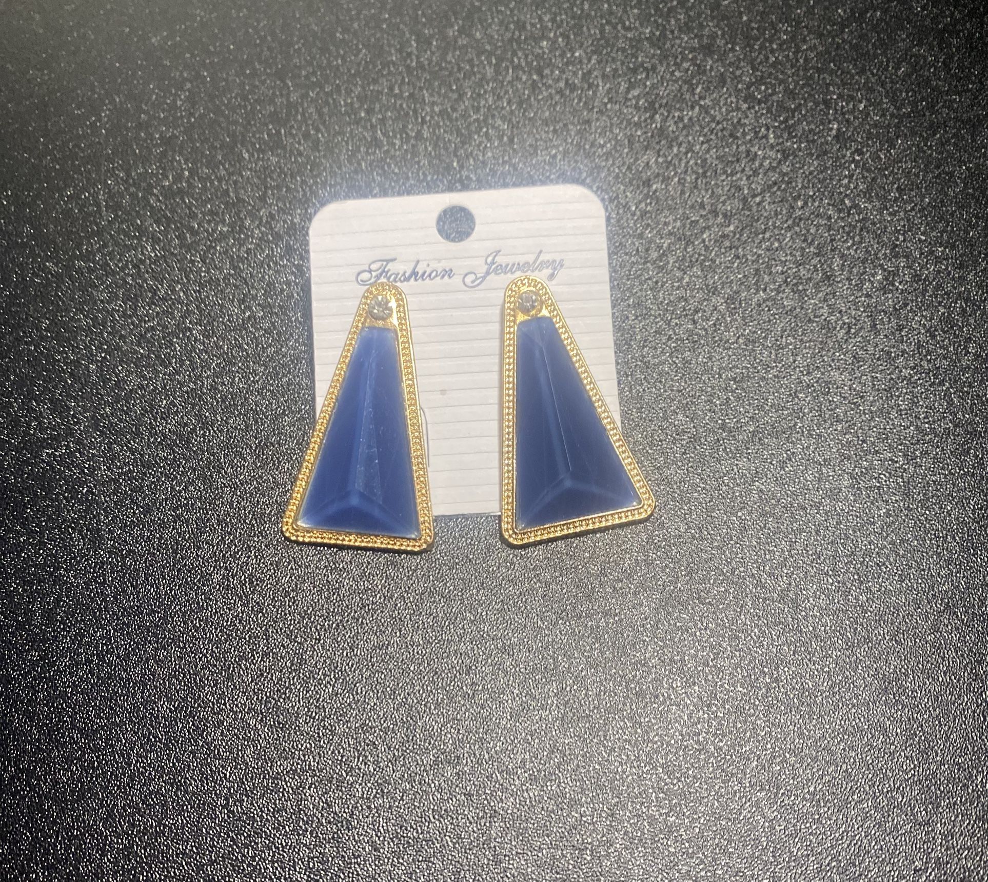 Blue Crystal Earrings