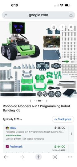 Robobloq Qoopers 6-in-1 Programming Robot Building Kit