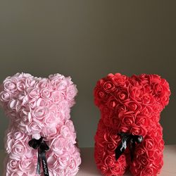 2 Rose Teddy Bear 