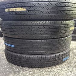 205 45 16 CONTINETAL SET OF 4 USED WITH 80% TREAD REMAINING.