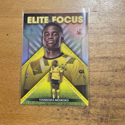 2023 SUPER STARS YOUSSOUFA MOUKOKO ELITE FOCUS FOIL CARD