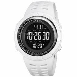 Brand New Activa X Invicta Digital Men's Watch - 50mm. White