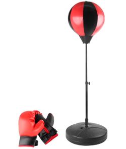 Speed Ball Stand Bag Set Adjustable Height Fitness Reflex Bag for Training