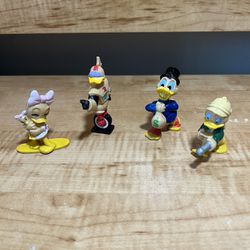 Disney Ducktales Minature PVC Mini Figures lot of 4