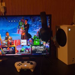Xbox Series S With Tv