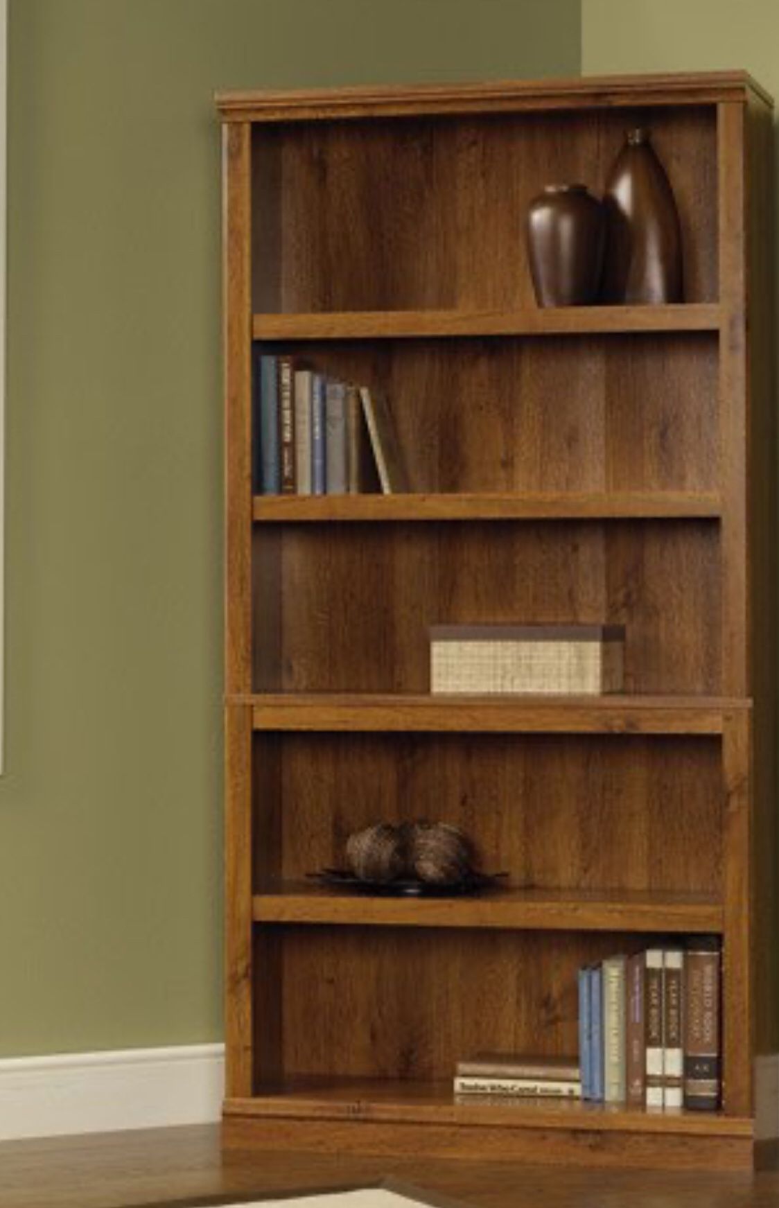 New!! Bookcase, bookshelves, organizer, storage unit , 5 shelves bookcase, shelving display, living room furniture, oak,