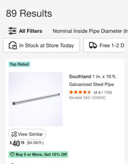 Galvanized And Black Iron Pipes