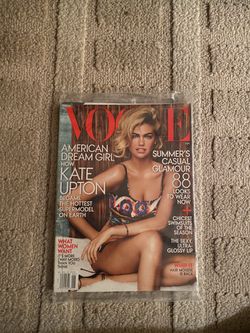 Collectible Vogue magazine Kate Upton cover new sealed 2013
