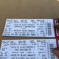 Mexican OT  Tickets