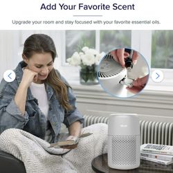  🦆 2 LĚVOIT Air Purifiers w/ Aromatherapy, 3-in-1 Filter Cleaner with Fragrance Sponge for Better Sleep, Gray... Value $50