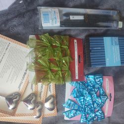 Bows, Pencils, Paint Brushes