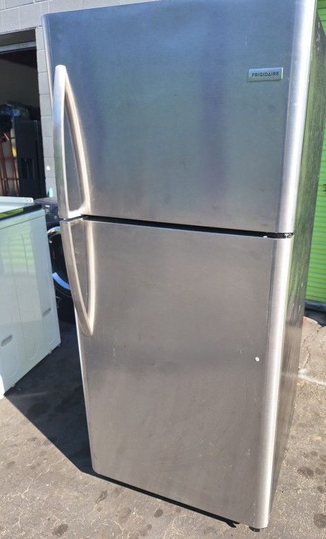 Apt Size Stainless Steel Fridge 