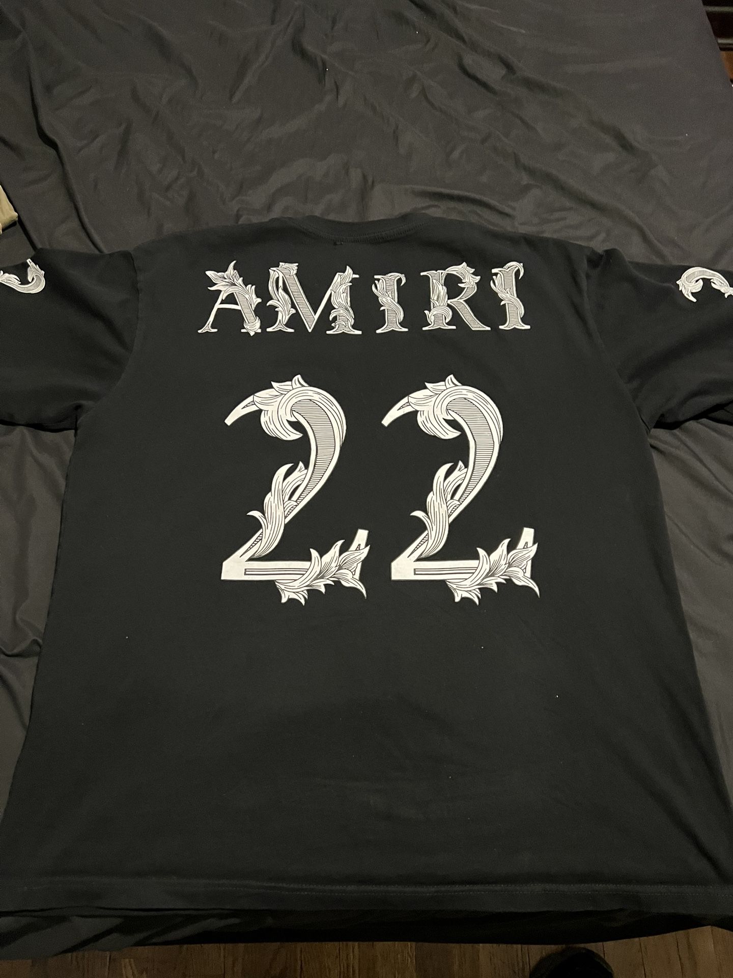AMIRI “22” Jersey Tee XL – Authentic Made in USA (RN 150712)