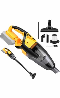 Cordless Vacuum Cleaner Compatible with DEWALT 20V Battery (Battery NOT Included), Handheld Vacuum for Home, Boat, Workshop, Car, Pet Hair, Furniture-
