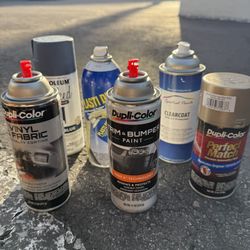 Some new some used of Spray Paint Blue