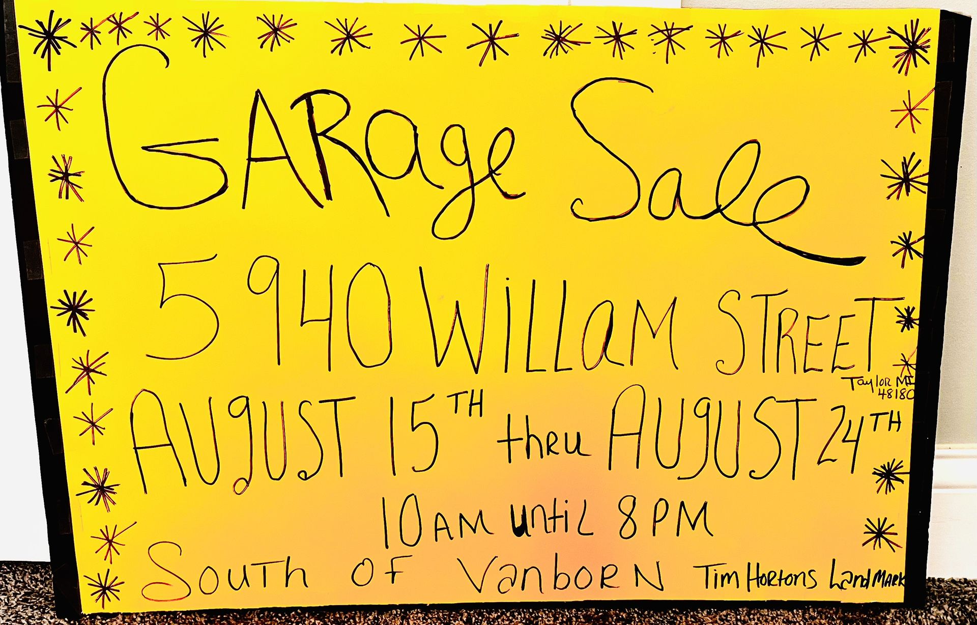 Bargin Bonanza Garage Sale