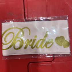 Bride Sash