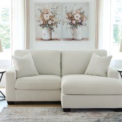 Comfy White Sectional In Stock For Fast Delivery 