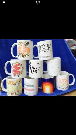 Tazas nuevas a $1.85 solo diseños de tomadas las foto