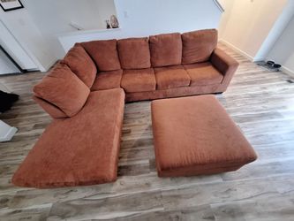 Couch and ottoman