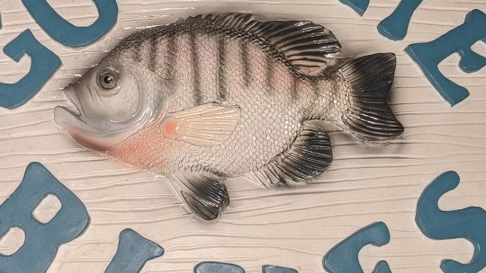 Vintage Fish Sign