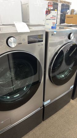 LG- Stainless Steel Heavy Duty Washer/Dryer (Can Be Unitized+Warranty Available)