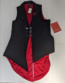 Disney Cruella Buckle-Front Asymmetrical Waistcoat Plus Size 2  NEW with Tags