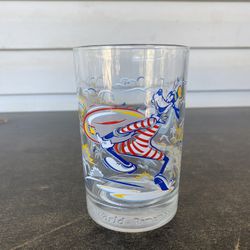 Vintage Goofy McDonald's Walt Disney World 25th Anniversary Glass 1996