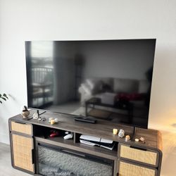 TV stand 68’’ w/ Electric Fireplace