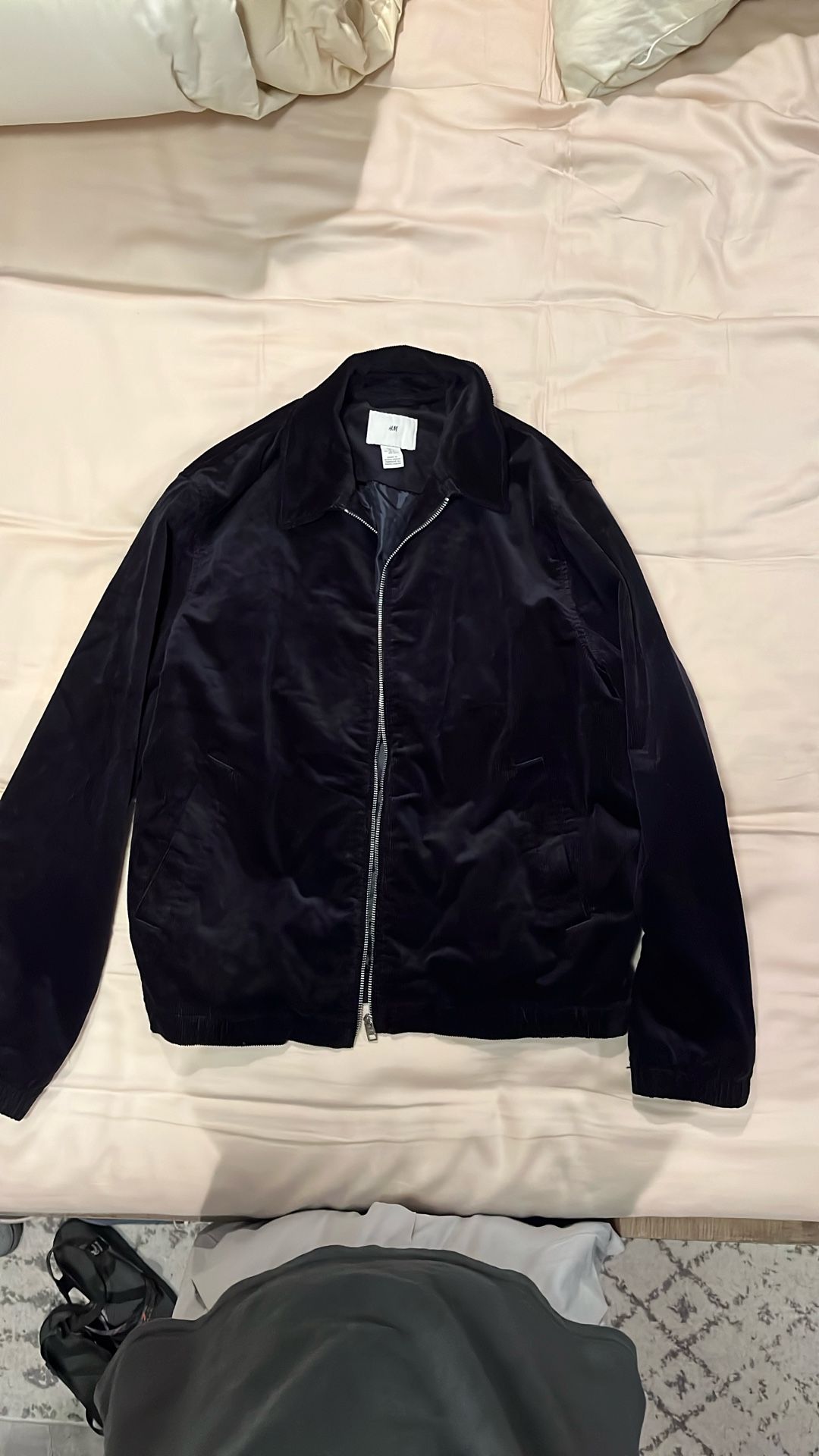 Men’s L Navy Blue Corduroy Jacket