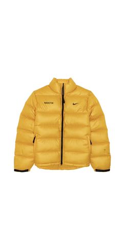 NIKE x NOCTA YELLOW PUFFER JACKET Size Medium
