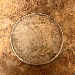 1921 Morgan Silver Dollar D-minted 