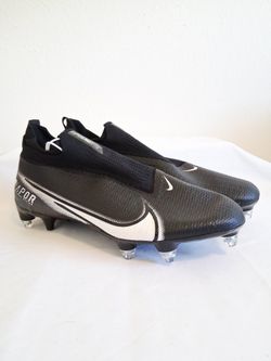 Nike Vapor Edge 360 Elite Black White Flyknit Football Cleats 