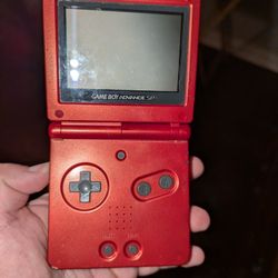 Nintendo Gameboy Advanced SP With Charger And Games (Please Read Description)