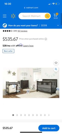 Baby Crib Furniture Set 3 In 1