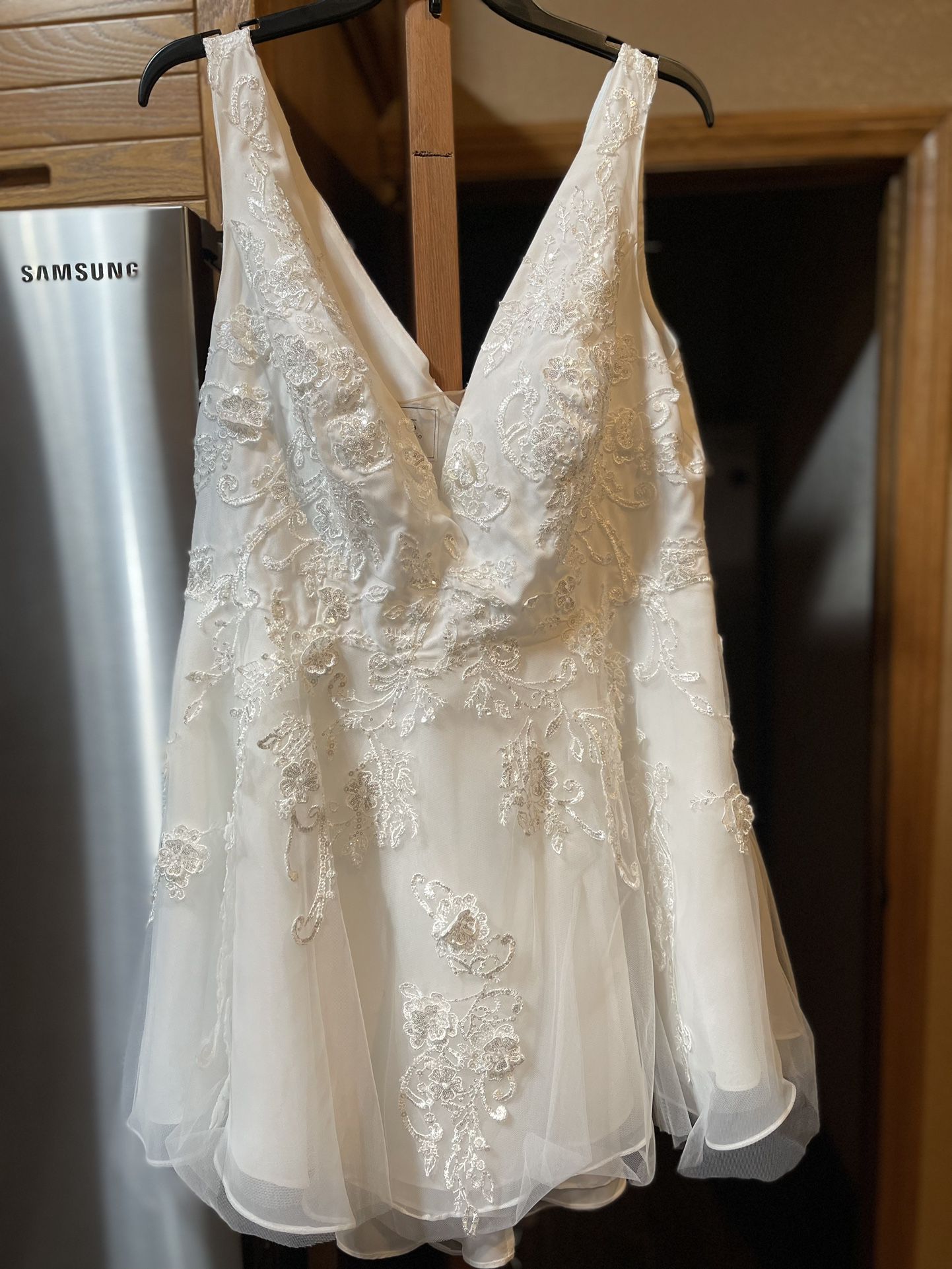 David’s Bridal Short Wedding Dress