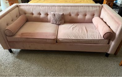 Pink sofa