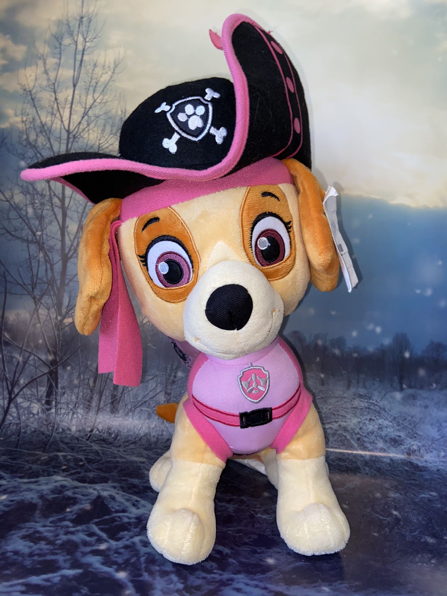 Rare Nickelodeon Large Paw Patrol Pirate Pups Skye Plush 17” hard to find.