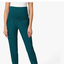 Wonder Wink 123 Maternity Scrub Pants (Caribbean Blue)