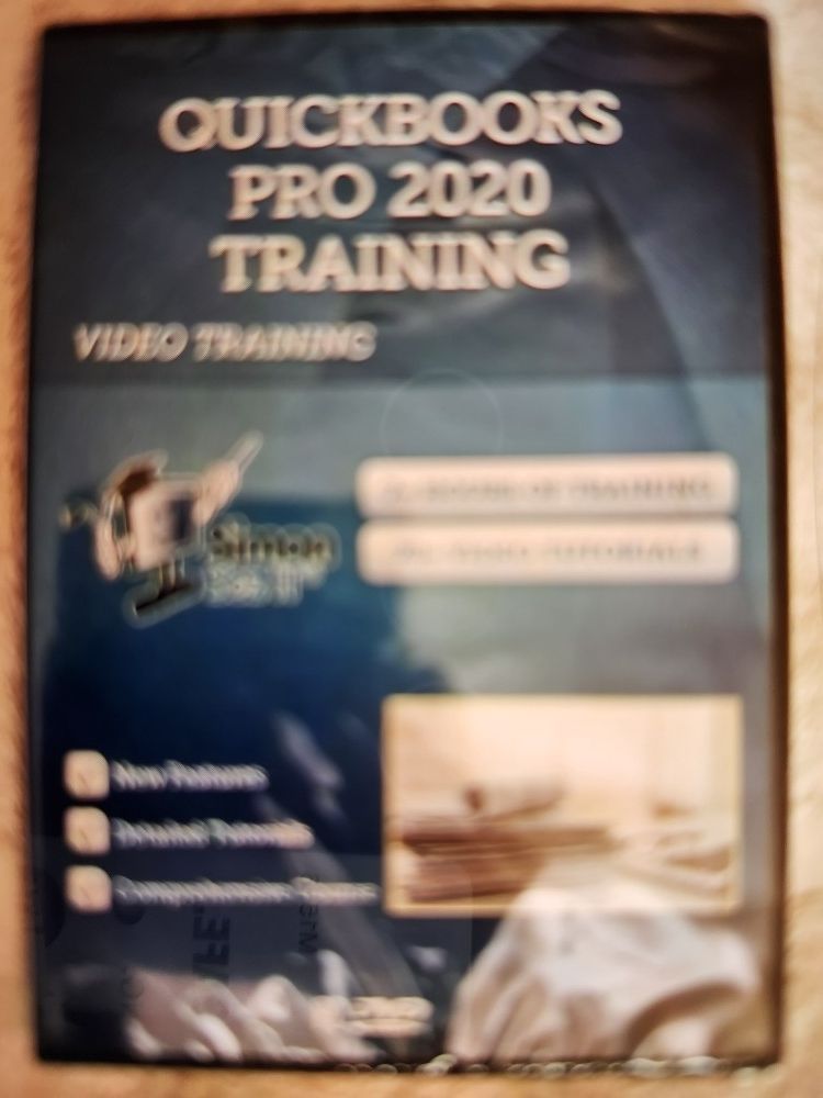 NEW UNOPENED Quickbooks PRO Simon Sez DVD Video Training, 1/2 Price Offers Reported, PICK-UP SAVE $4