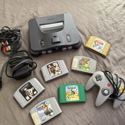 Nintendo 64 Lot Super Mario Pokemon Stadium Star Wars NBA Jams Etc.