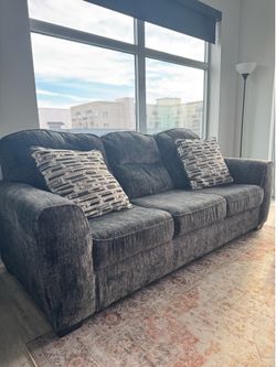 Grey 3-Seater Sofa — Excellent Condition | Midtown Atlanta