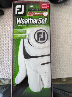 Brand New Footjoy WeatherSof 2 pack Golf Gloves Sz XL