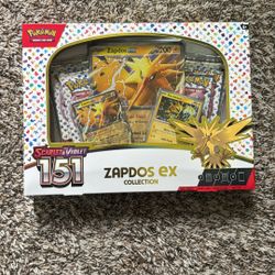 Polemon Zapdos Ex Collection 151