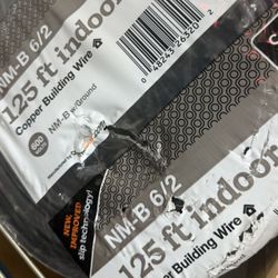 Romex Wire 6/2 125ft Copper Wire With Ground 