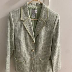 Green Blazer Size 10
