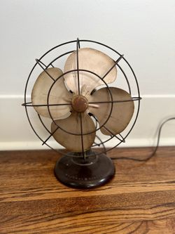 General Electric (GE) Antique Copper Fan For Sale