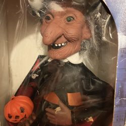 Collectible 17 Inch Animated Witch