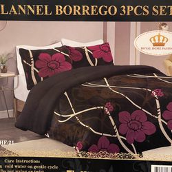 3 Pcs Borrego Blankets